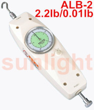 Analog Force Meter Push and Pull Force Gauge 2.2LB/1KG ALB-2