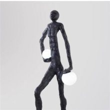 JYLIGHTING Modern Art Abstract Human Body Sculpture LED Floor Lamp