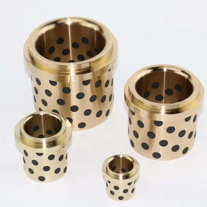 Dry Sliding Flanged Bronze Sleeve Oilless Bushing