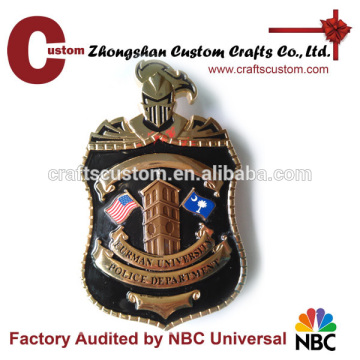 2015 factory custom engrave police metal badge