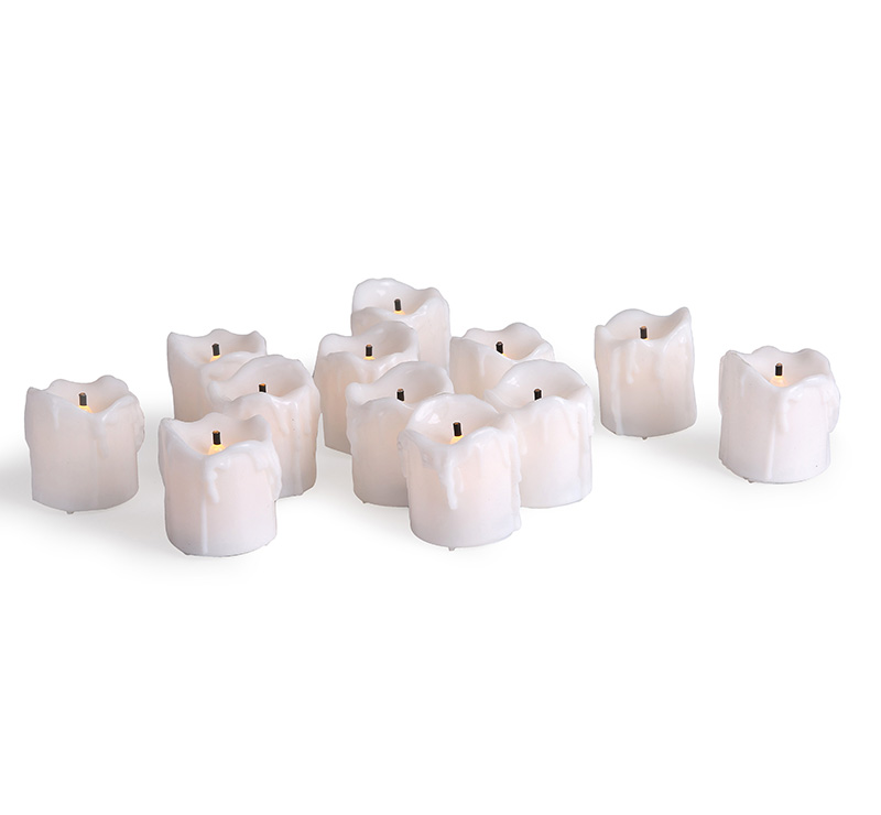 Battery Operated LED Tealight With Black Core