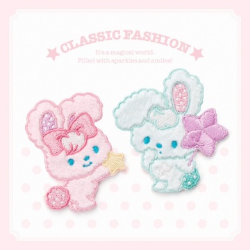 Cute Plush Rabbit Animal Embroidery Patches