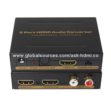 MHL/HDMI Audio Extractor, SPDIF+R/L Analog Audio Output