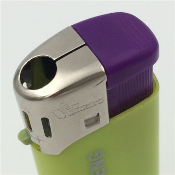 6.1cm Refillable Mini Triangle Opaque Electronic Lighter