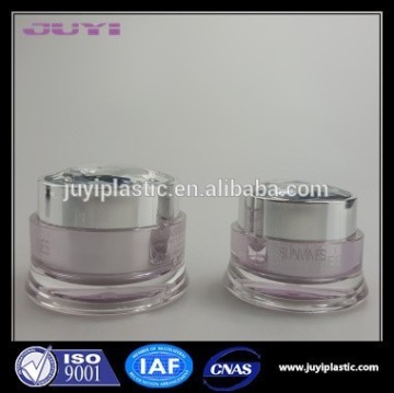 Skin Care Cream Use and acrylic Cap plastic Material cosmetic jars