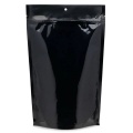 Black Stand Up Bags for Organic Product Packaging