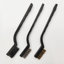 3PC Mini Steel Wire Brush Set Copper Wire Brush