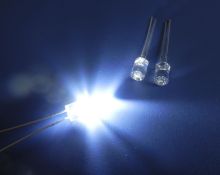Warm White 5mm Concave Light Emitting Diode For Led Christmas Light Strings