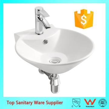 ceramic wall-hung and above counter sink