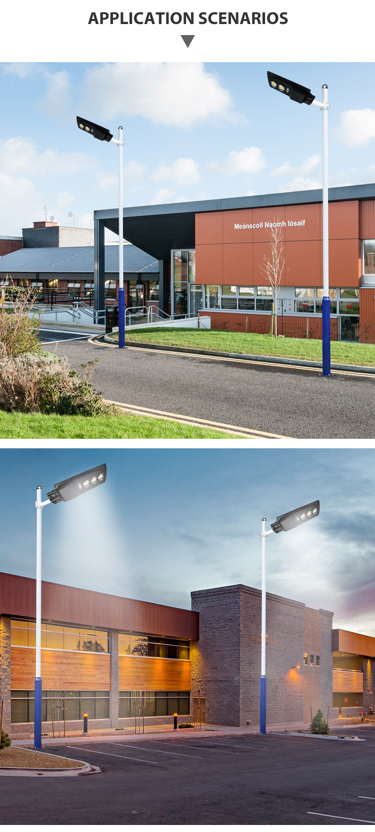 High Brightness Ip65 Outdoor Waterproof 100 150 Watt Integrated All In One Solar Led Road Lamp