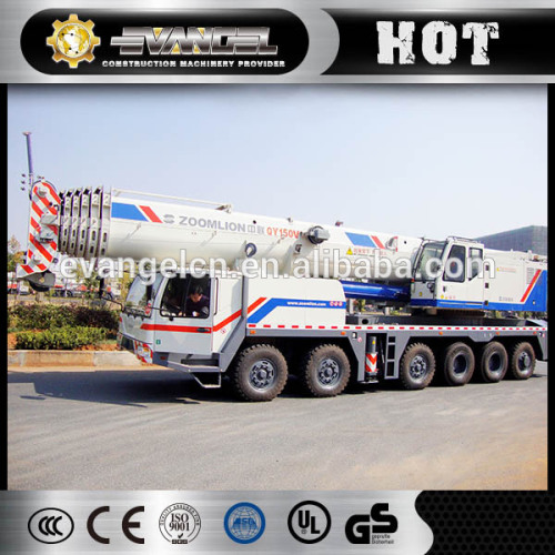 zoomlion 150 ton truck with crane QY150V pickup truck crane with cable winch