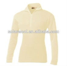 Womens 100% merino wool skin fit base layer set