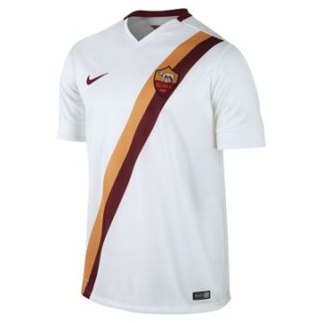 2014 Italy Club Roma Away White  Soccer Jersey ,Soccer Uniform,Soccer Kits Thai Quality