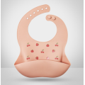 3d stor tusensköna design silikon baby bib