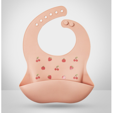 3d stor tusensköna design silikon baby bib