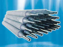 Cast hearth roller for steel mill