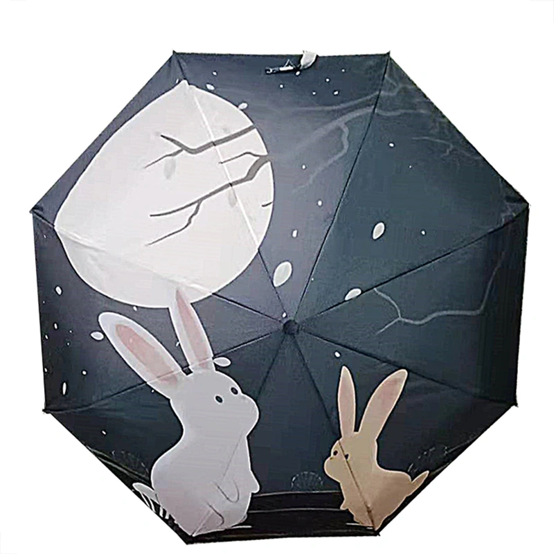 DIY Custom Cartoon Anime Series Umbrella with Minium Order Quantity Automatci Open Umbrella