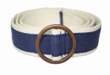 3.8cm width grosgrain ribbon covered webbing Jeans belts -KL0031