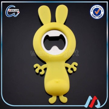 rabbit coat stainless steel bottle opener