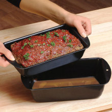Lowfat Nonstick Stackable Meatloaf Baking Pan