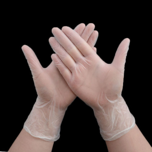 Gants jetables pour soins de santé transparents