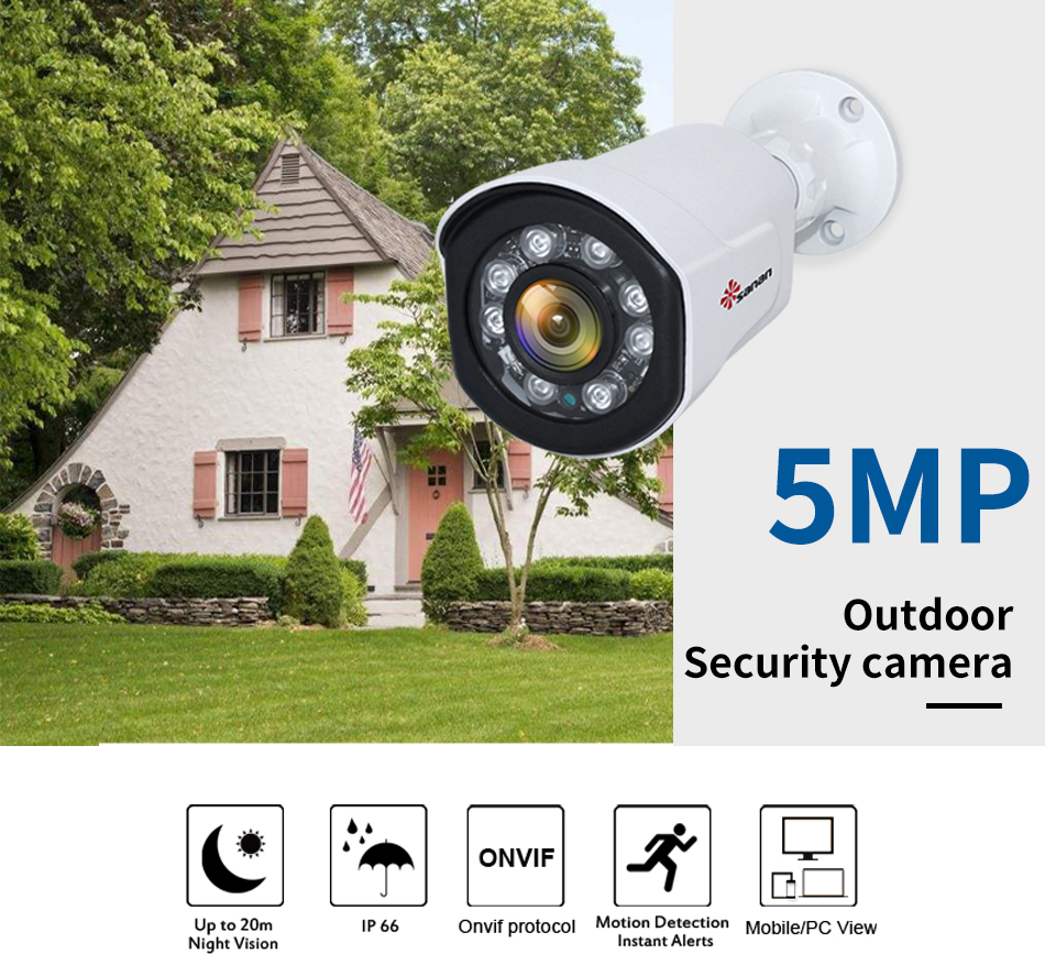 AHD Outdoor CCTV Kamera 5MP