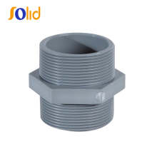 UPVC Double Male Threaded Adaptor For Water Supply
