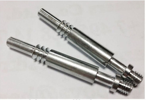 CNC turning machines custom precision threaded brass shaft