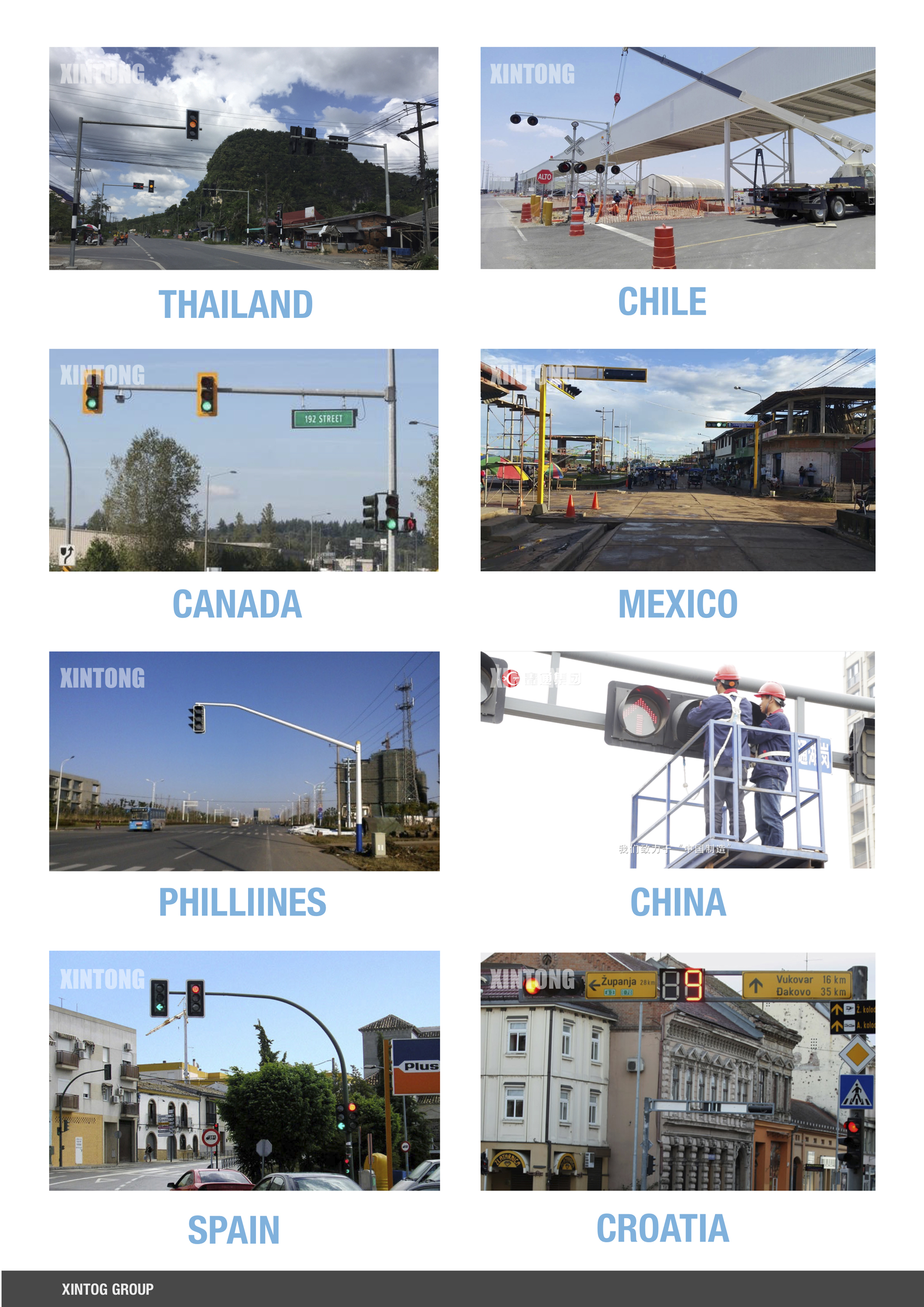 Rotatable Brackets 200mm LED Safety Traffic Light