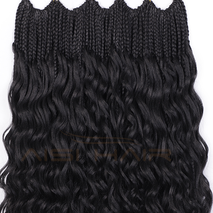 Aisi Hair Goddess Faux Locs Natural Black Crochet Braids Hair Extensions Synthetic Faux Locks Braids Hairpieces For Black Women