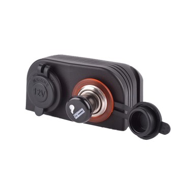 two Marine Cigarette Lighter Splitter Power Adaptor Sockets plug