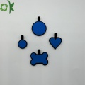 Silicone os Design Coeur Design Pet Tags