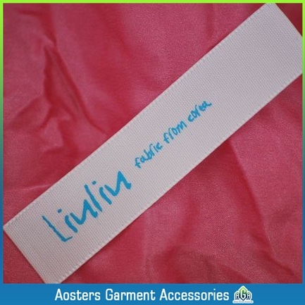 fashion printed labels for clothing,custom personalized woven print tag
