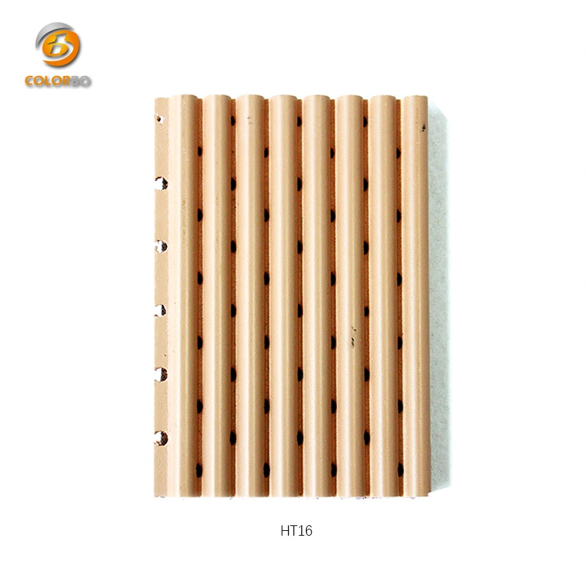 Room Decoration Wooden Timber Soundproof Material Acoustic Panels