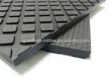 small squared cow mat