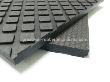 small squared cow mat