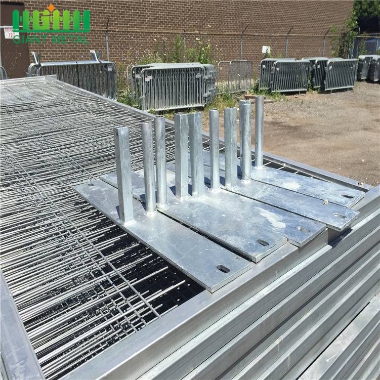 square tube weld CA temporary fence