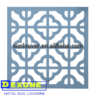 Deocrative Metal window screen as window guard