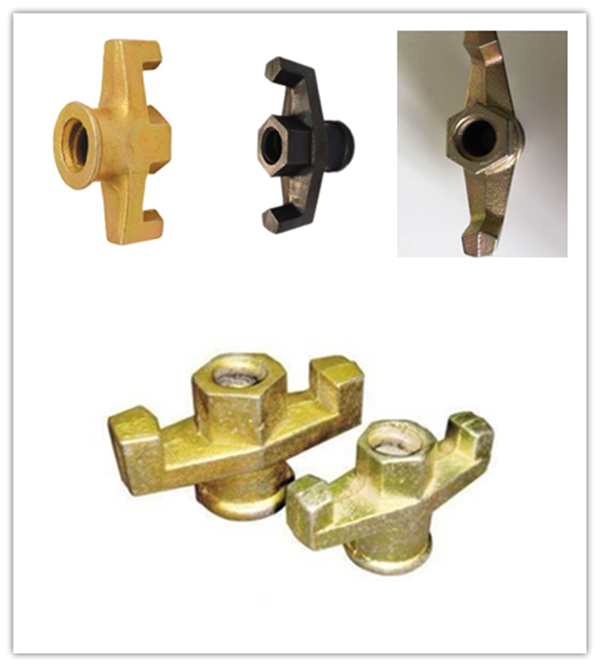 Formwork Fasteners Tie Rod Butterfly Wing Nut