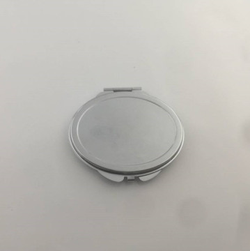 Promotional Silver Aluminium Compact Mirror