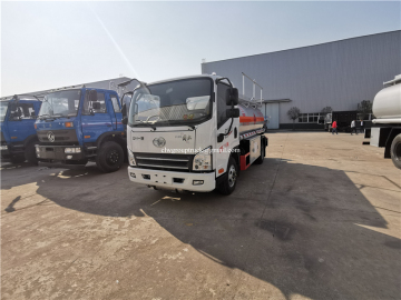 FAW 4x2 new white fuel oil tank truck