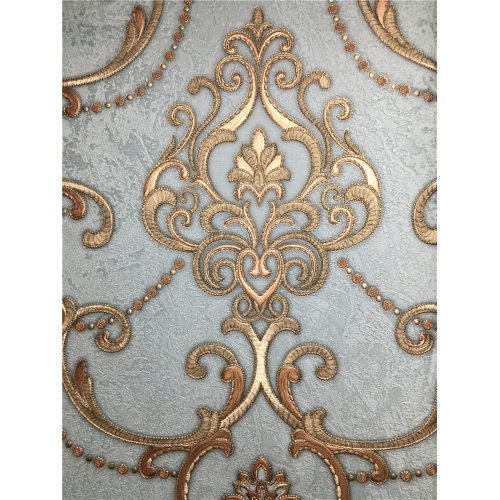 1,06 PVC Vinyl Decoration Decoration Damask Wallpaper