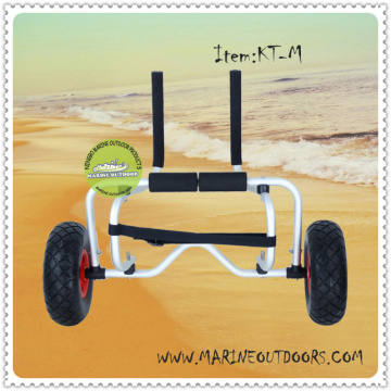 Sliver Anodized Aluminum Folding Dolley,Beach Carrier And Trailer