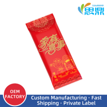 Custom printed scented wet wipes