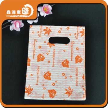 high quality die cut custom logo print plastic bag