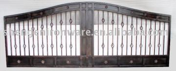 ornamental elegent wroght iron fence