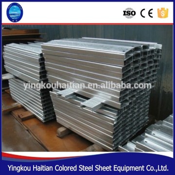 Cold formed steel C purlin for steel fabrication