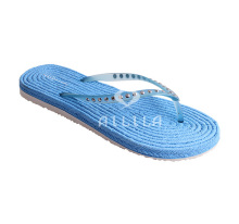 Diamond slim strap lady flip flops