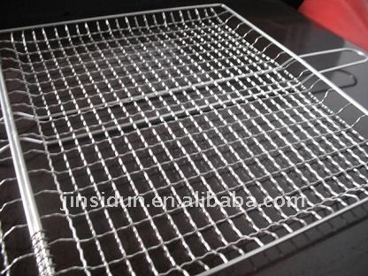 Barbecue Mesh/ Zinc coated barbecue mesh/ stainless barbecue grill mesh