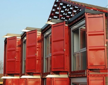 demountable shipping container houses